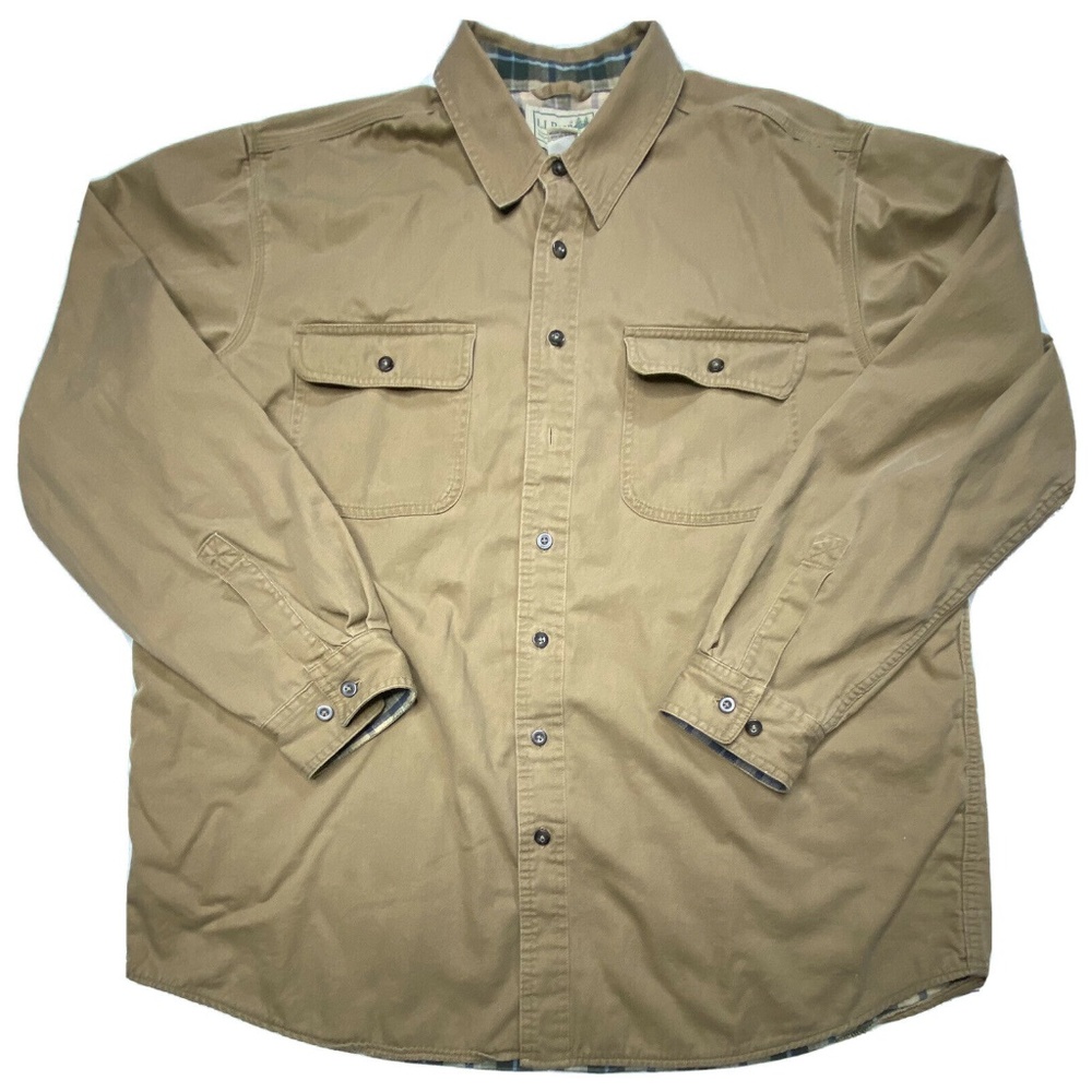 LL BEAN Barn Coat Field Jacket Brown Men's XL